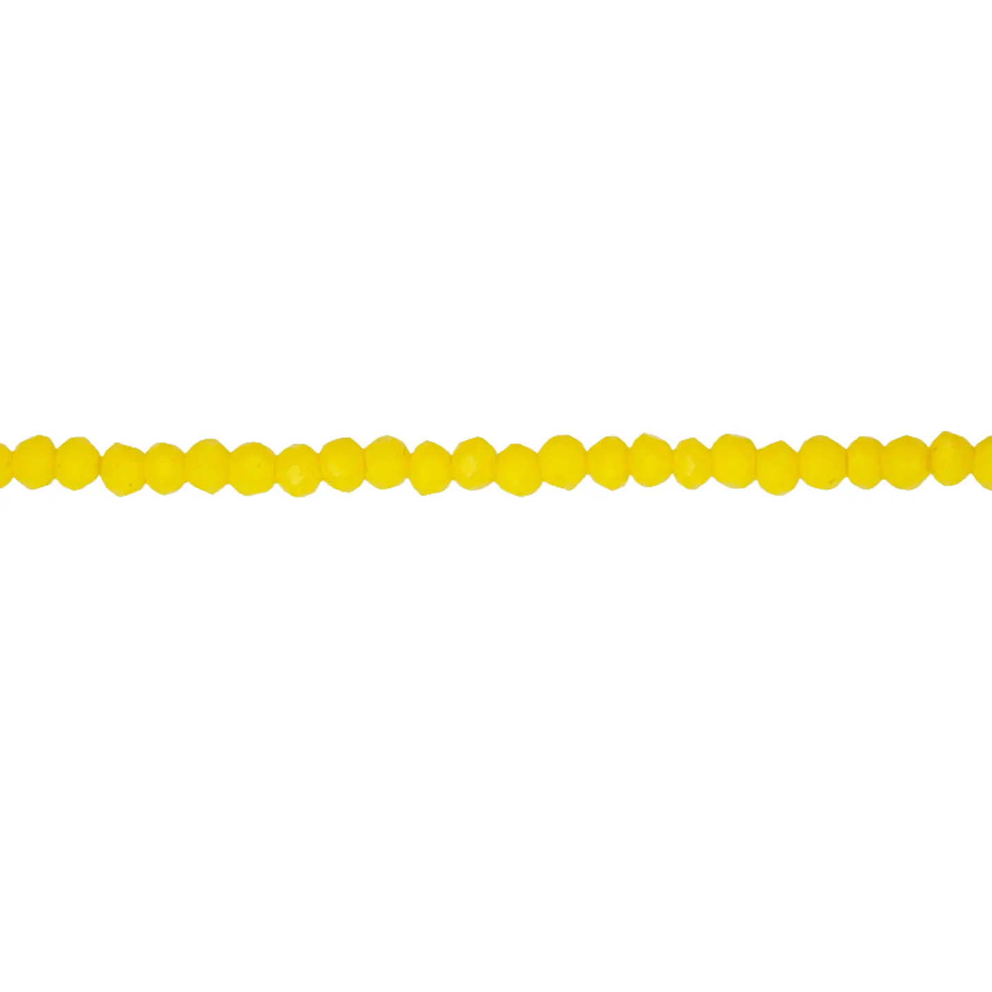 CRISTAL MURANO AMARILLO NEON MATE # 2MM 1