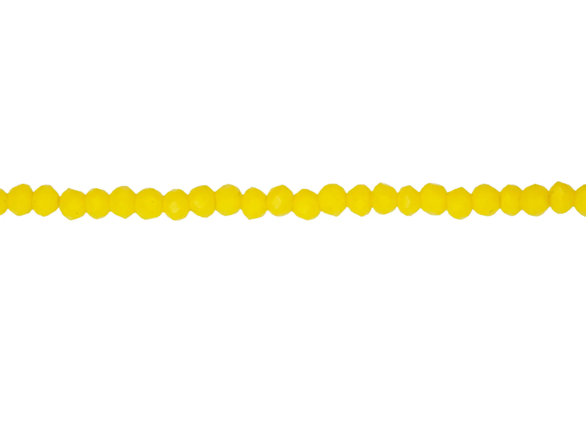 CRISTAL MURANO AMARILLO NEON MATE # 2MM 1