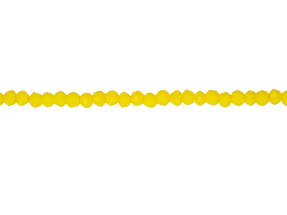 CRISTAL MURANO AMARILLO NEON MATE # 2MM 1