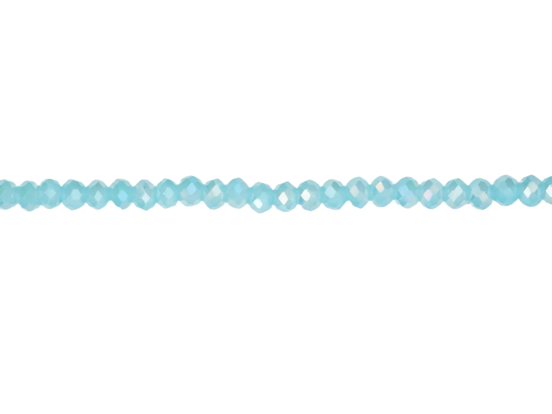 CRISTAL MURANO AZUL AGUAMARINA MATE AB # 2MM 1