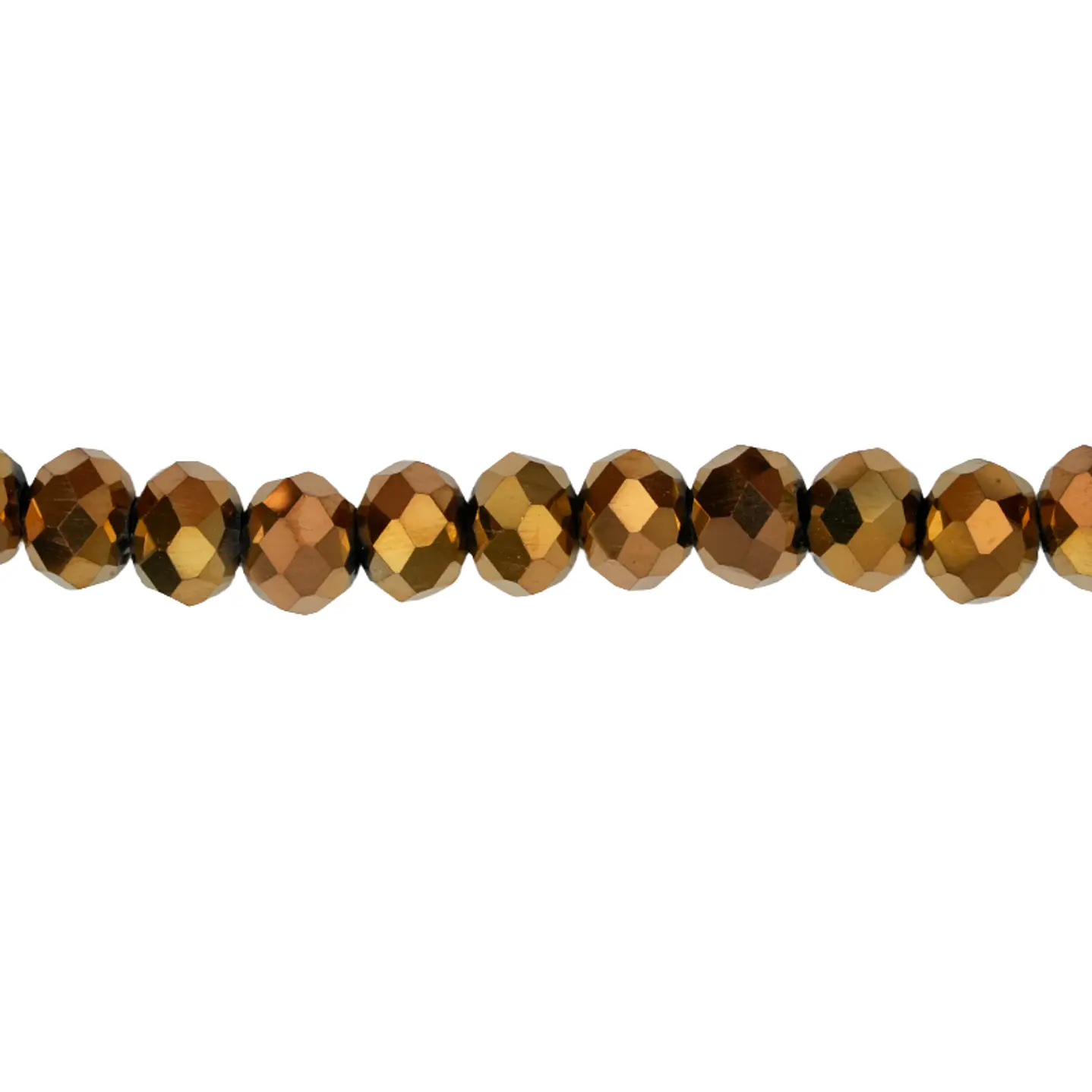 CRISTAL MURANO COBRE METALIZADO # 6MM 1