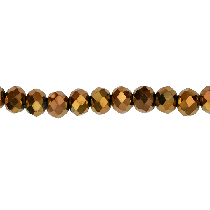CRISTAL MURANO COBRE METALIZADO # 6MM 1