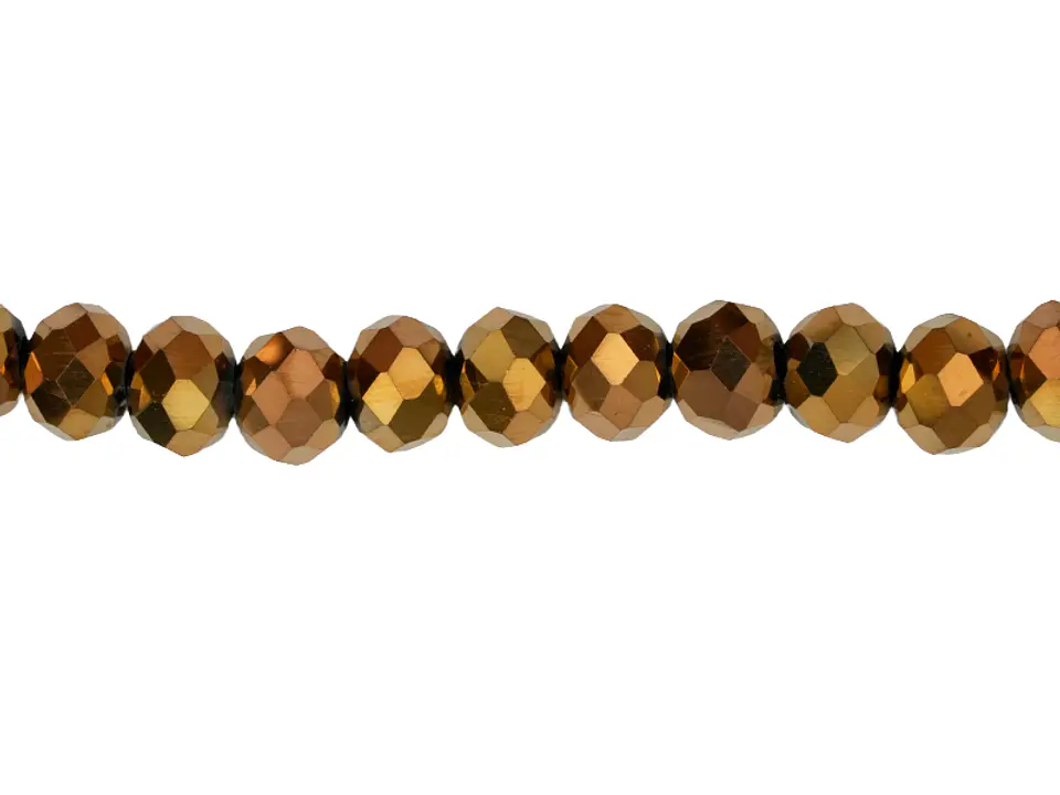 CRISTAL MURANO COBRE METALIZADO # 6MM 1