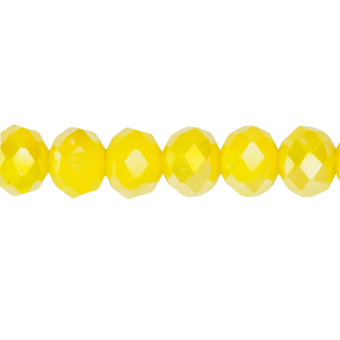 CRISTAL MURANO AMARILLO NEON MATE AB # 8MM 1