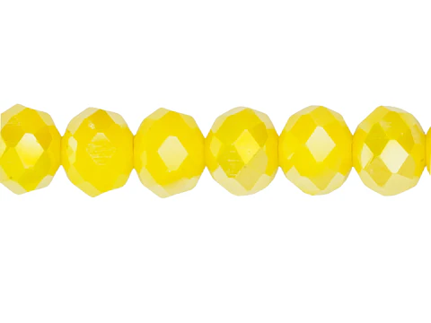 CRISTAL MURANO AMARILLO NEON MATE AB # 8MM