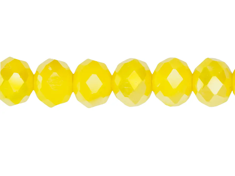 CRISTAL MURANO AMARILLO NEON MATE AB # 8MM 1
