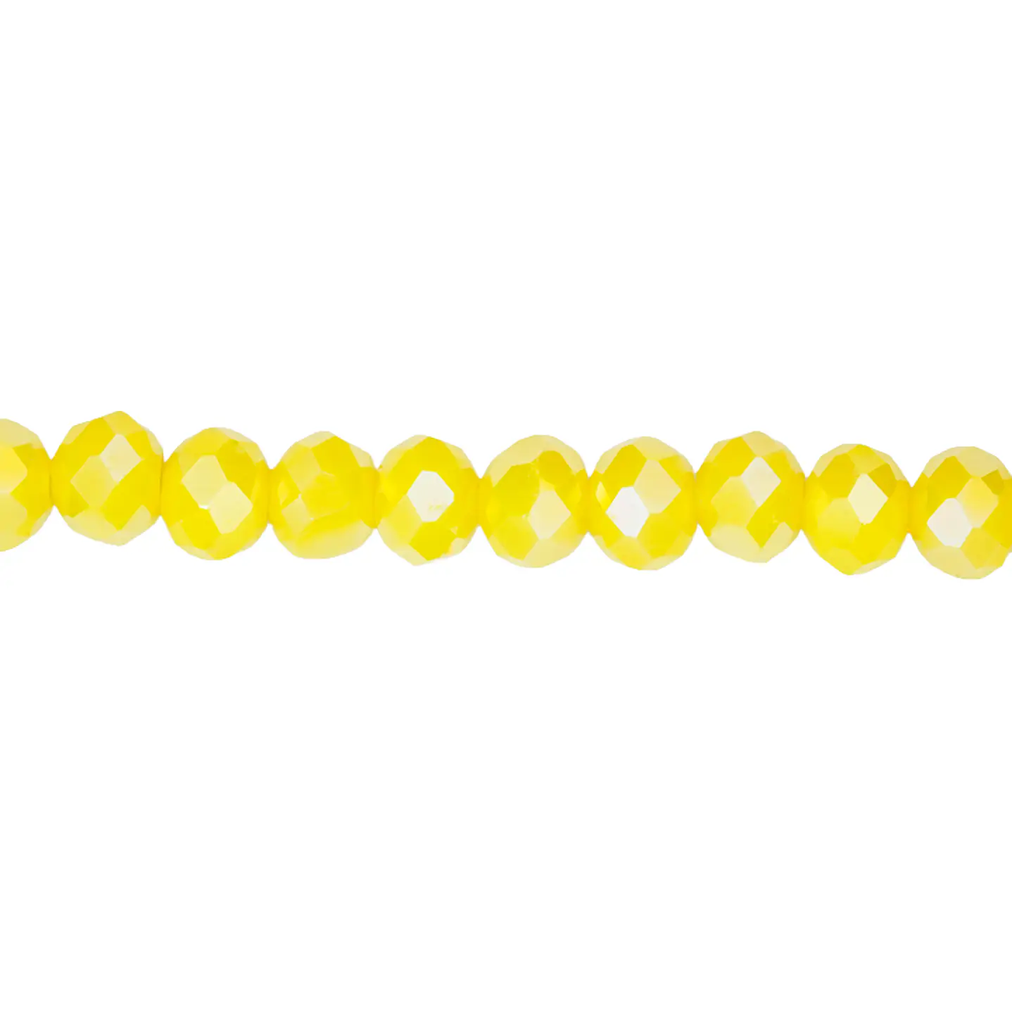 CRISTAL MURANO AMARILLO NEON MATE AB # 6MM 1