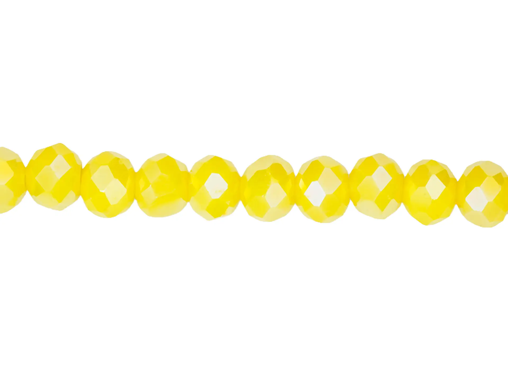 CRISTAL MURANO AMARILLO NEON MATE AB # 6MM 1