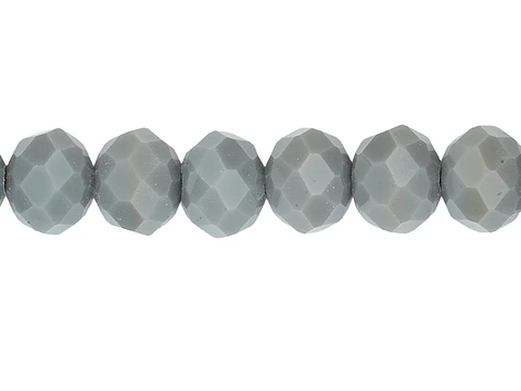 CRISTAL MURANO GRIS MATE # 8MM