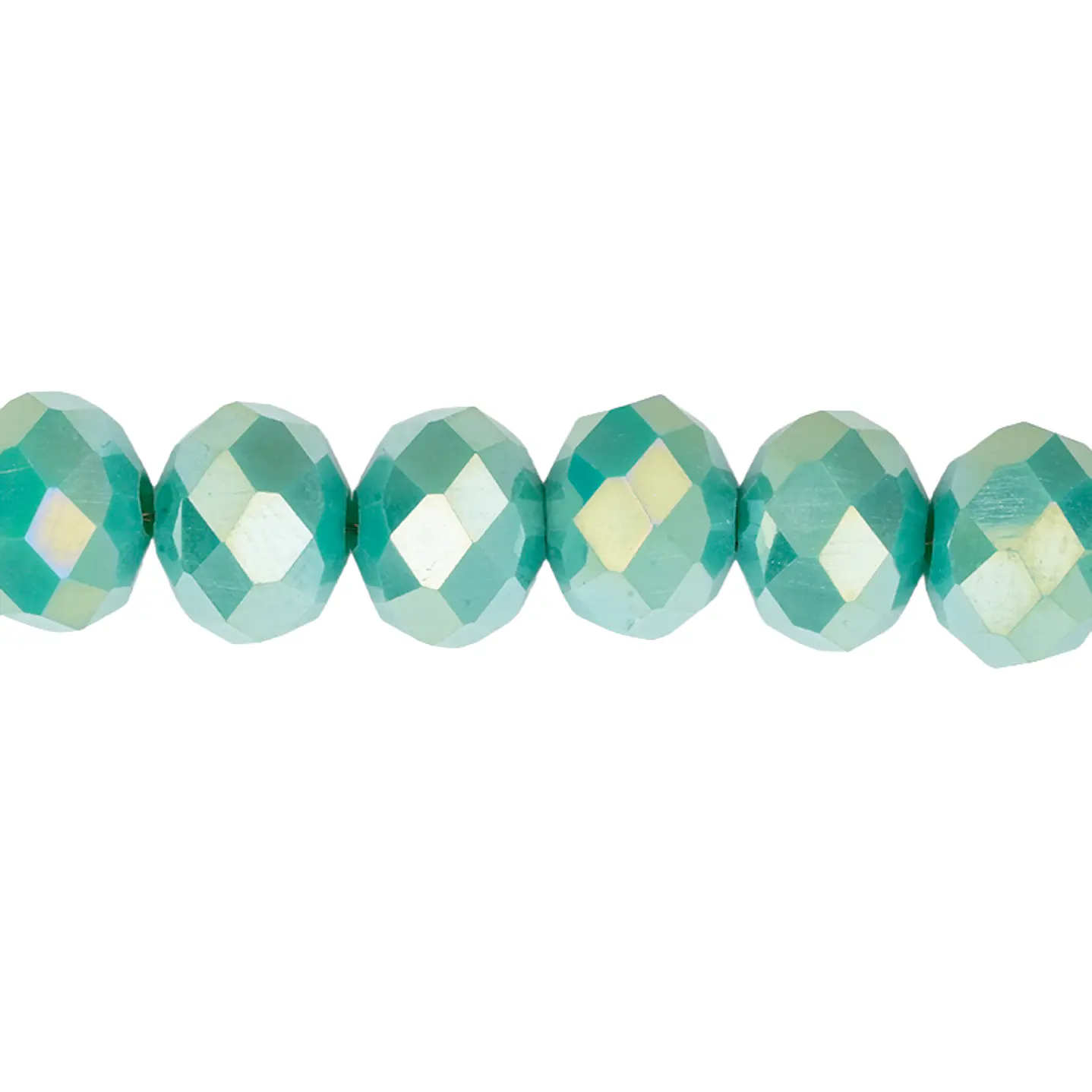 CRISTAL MURANO VERDE MENTA MATE AB # 8MM 1
