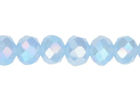 CRISTAL MURANO AZUL ORTENCIA MATE AB # 8MM