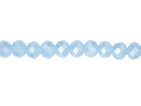 CRISTAL MURANO AZUL ORTENCIA MATE AB # 6MM