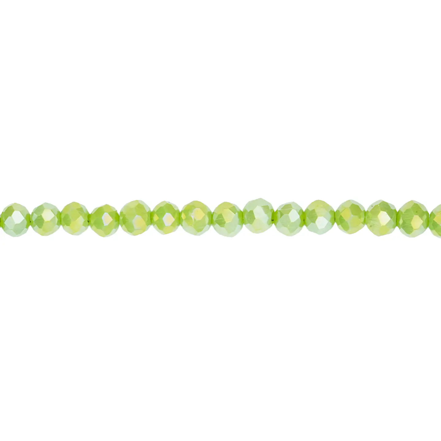 CRISTAL MURANO VERDE OLIVA MATE AB # 4MM  1
