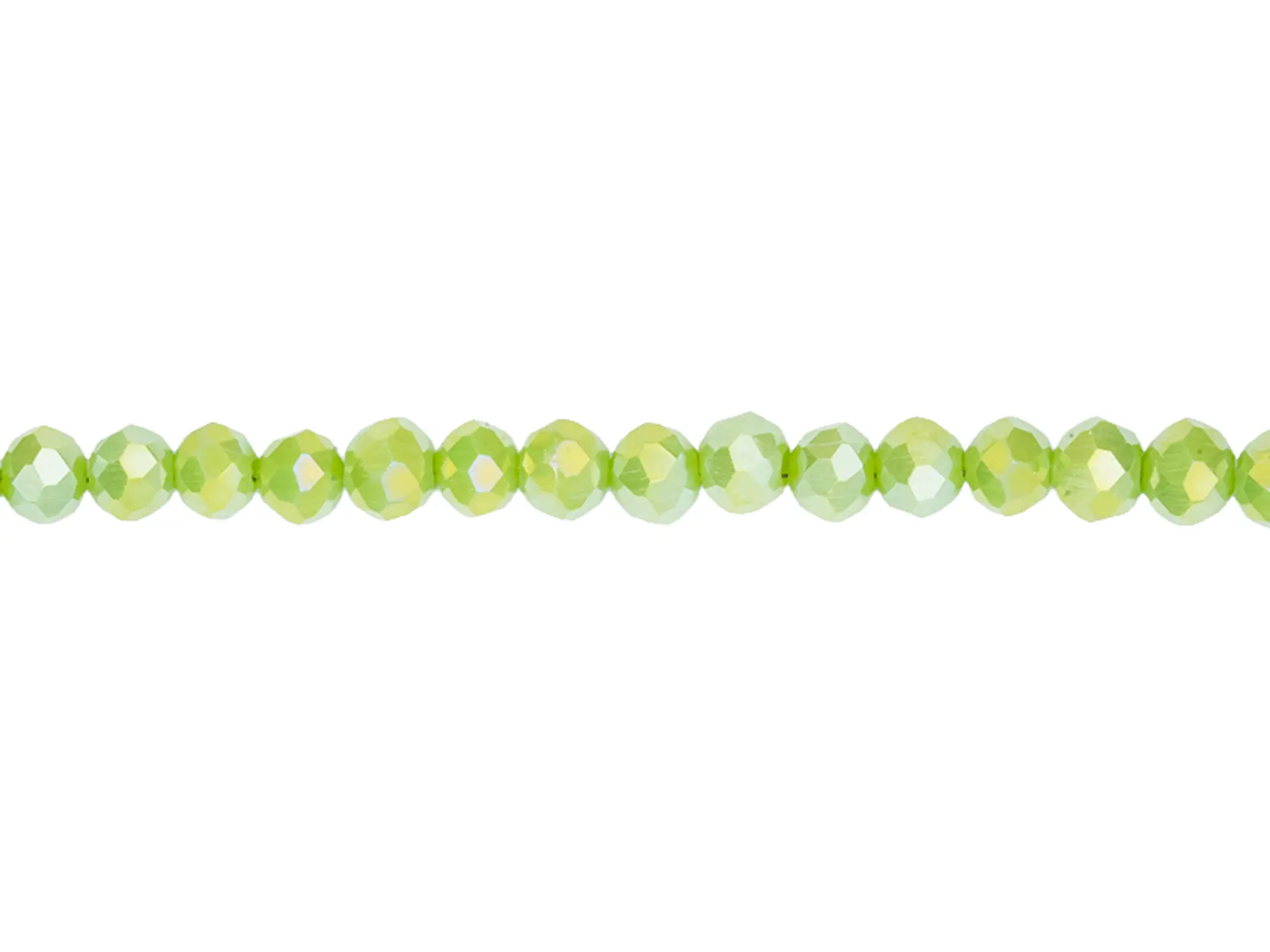 CRISTAL MURANO VERDE OLIVA MATE AB # 4MM  1