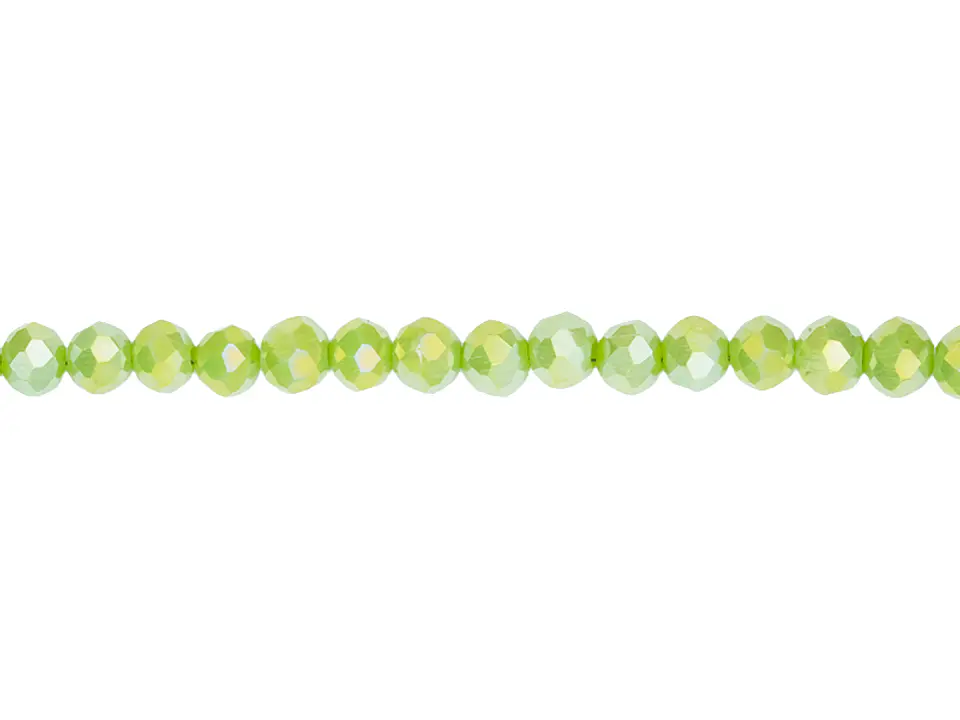CRISTAL MURANO VERDE OLIVA MATE AB # 4MM  1