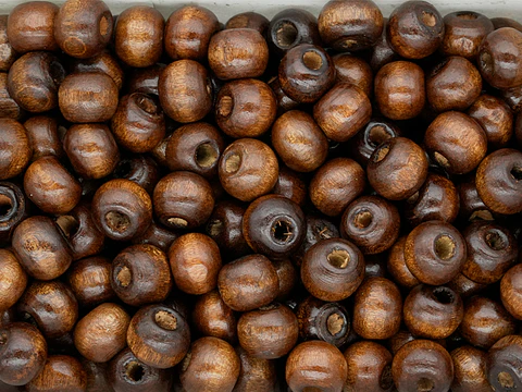 MADERA CAFE 7*8MM X 100 GRAMOS 