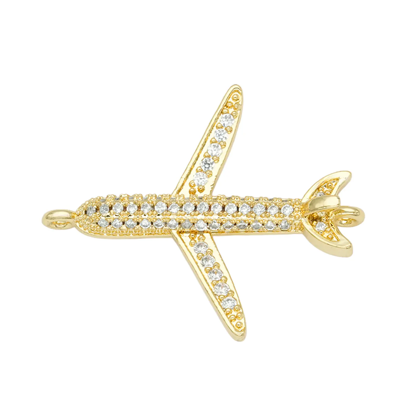 RODIO DORADO CENTRO AVION ZIRCON DORADO 28*23MM 1