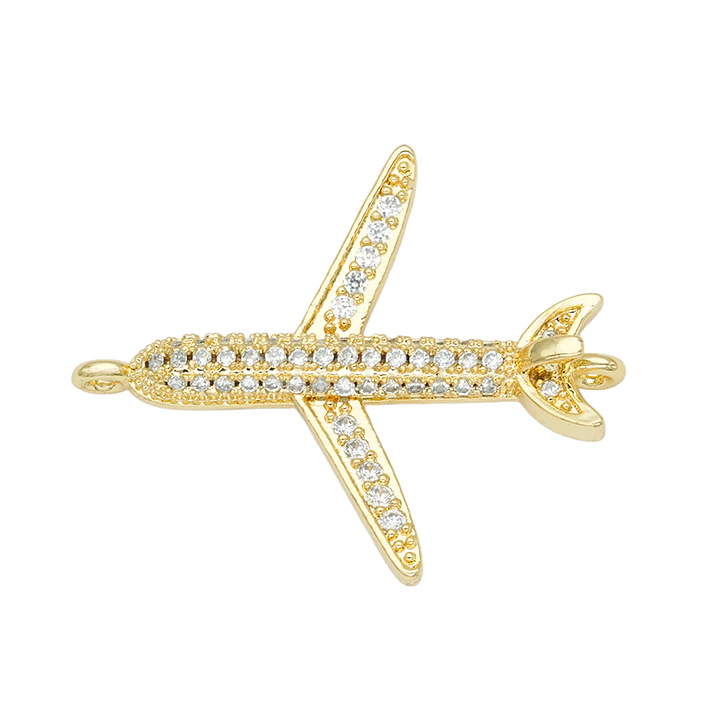 RODIO DORADO CENTRO AVION ZIRCON DORADO 28*23MM 1