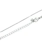 RODIO PLATEADO CADENA AGUJA PARA COLLAR EXTENSION 45CM - thumbnail 1