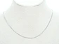 RODIO PLATEADO CADENA AGUJA PARA COLLAR EXTENSION 45CM - Miniatura 2
