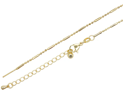 RODIO DORADO CADENA PALITO TRES PUNTOS AGUJA 45CM