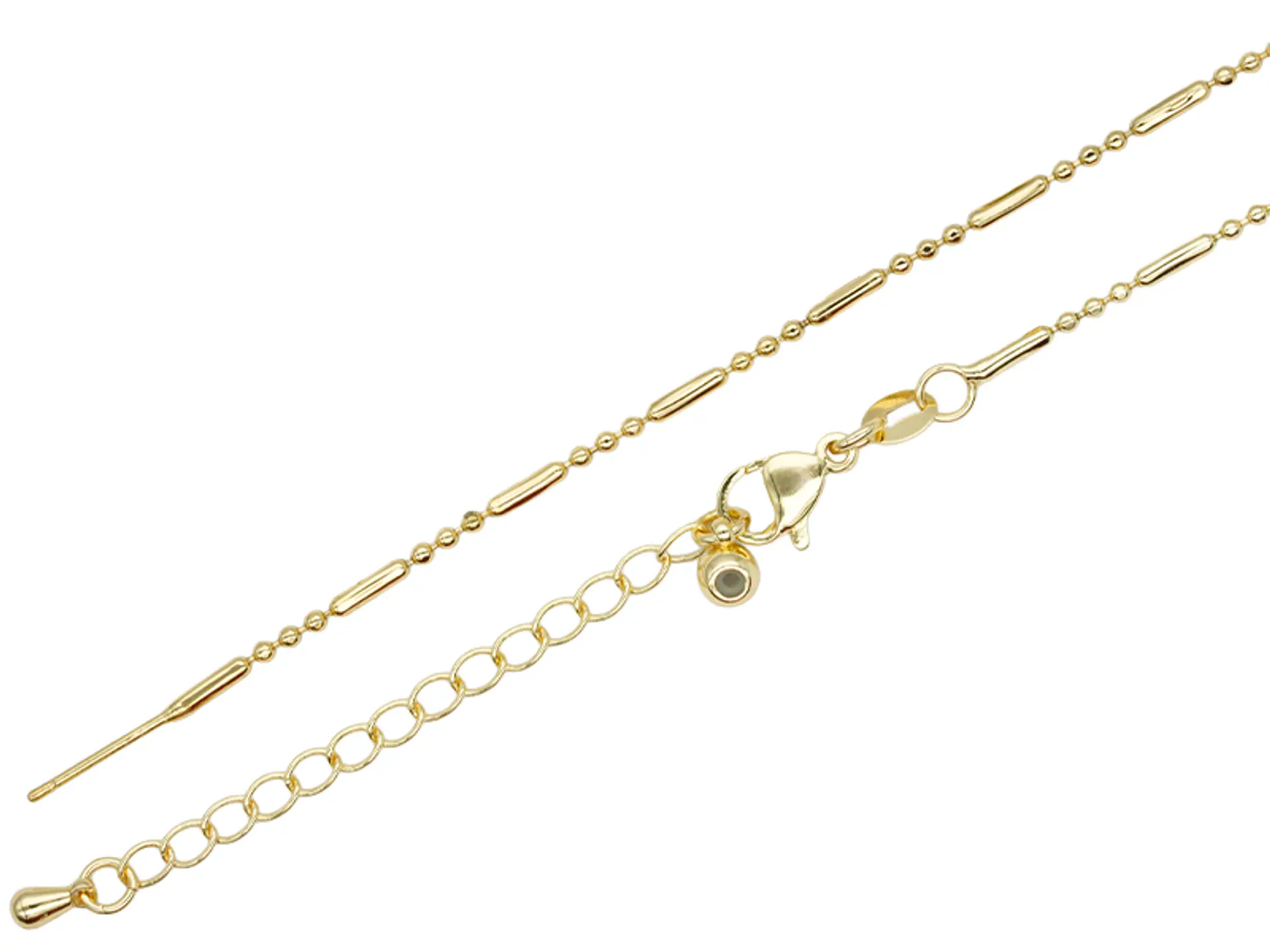 RODIO DORADO CADENA PALITO TRES PUNTOS AGUJA 45CM 1