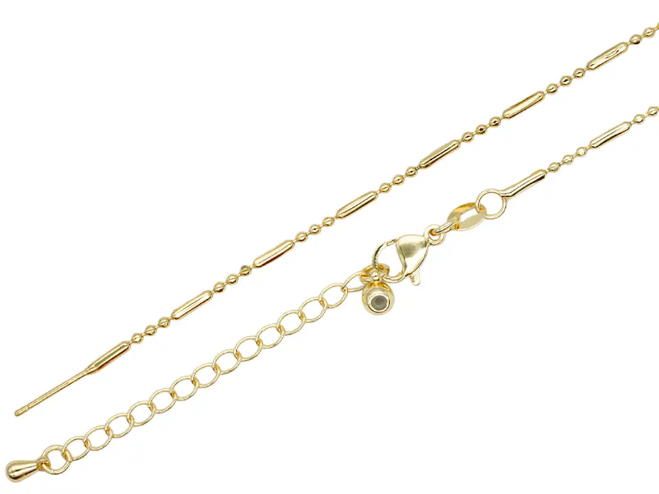 RODIO DORADO CADENA PALITO TRES PUNTOS AGUJA 45CM 1