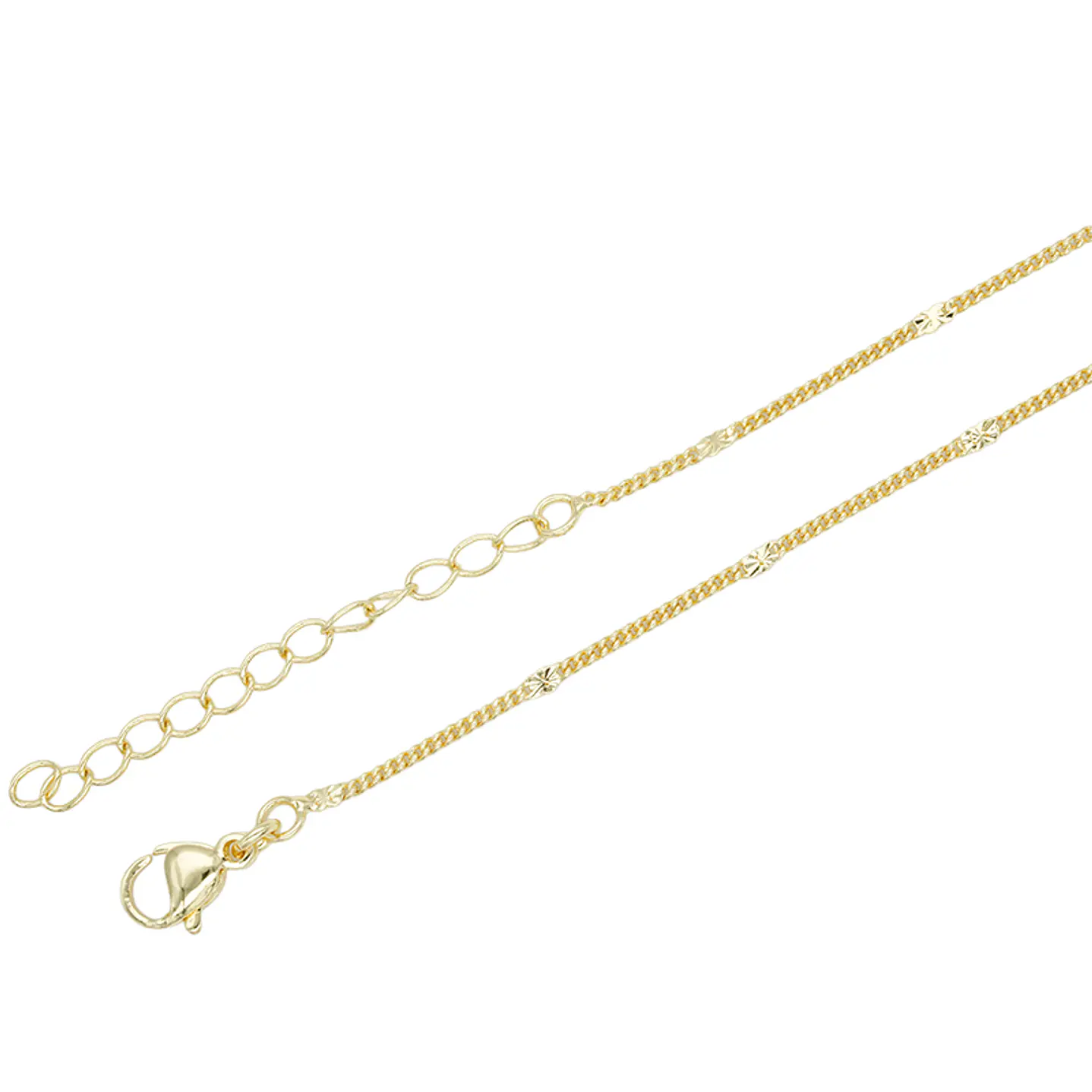 RODIO DORADO CADENA CHAIN CON EXTENSION 45CM 1