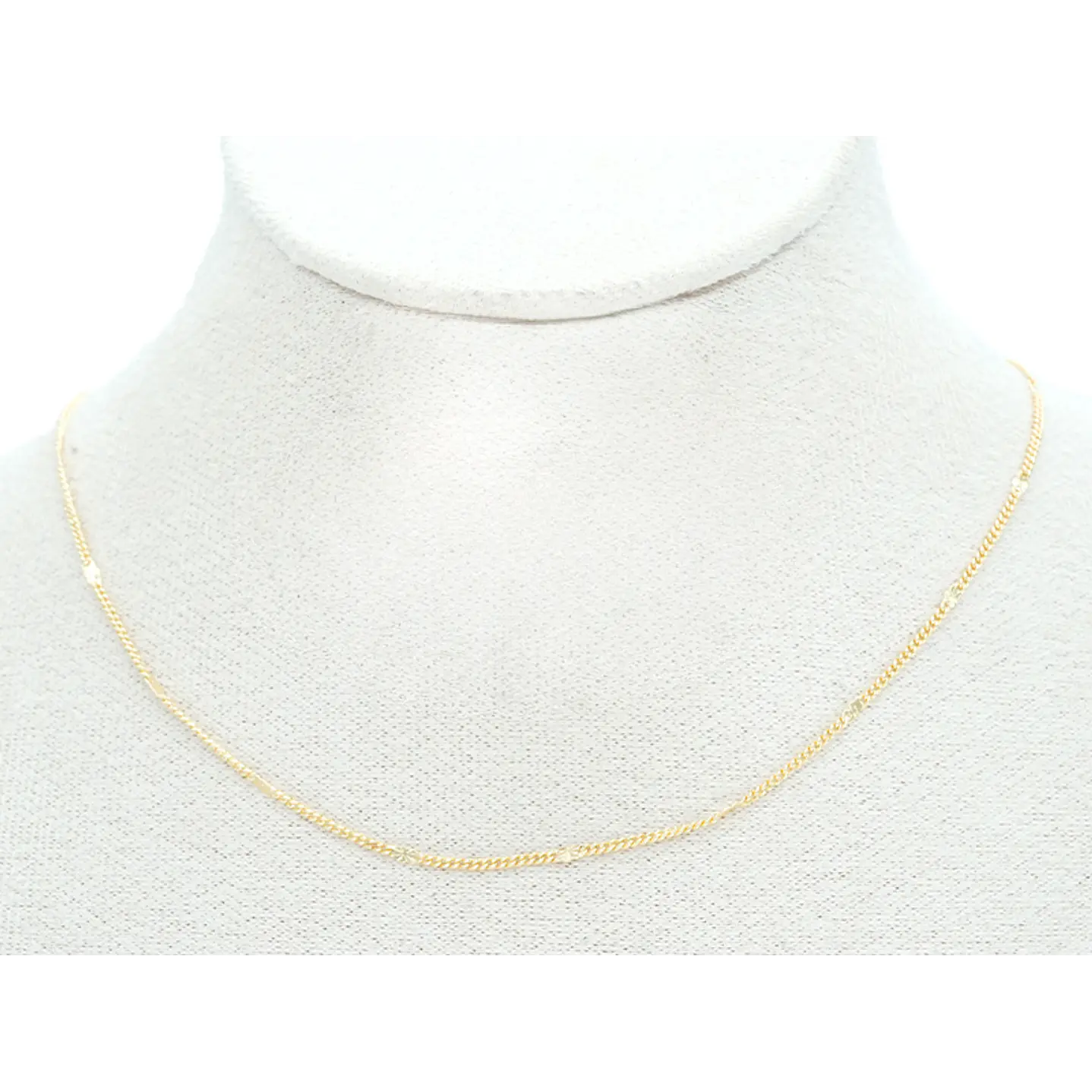 RODIO DORADO CADENA CHAIN CON EXTENSION 45CM 2