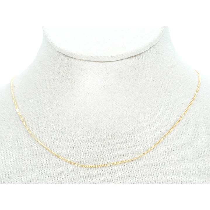 RODIO DORADO CADENA CHAIN CON EXTENSION 45CM 2
