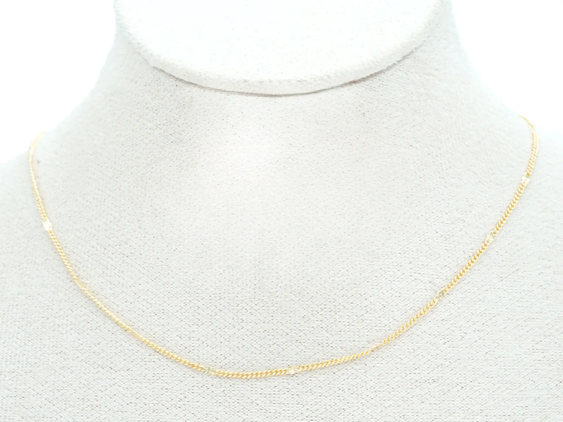 RODIO DORADO CADENA CHAIN CON EXTENSION 45CM 2