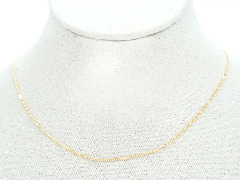 RODIO DORADO CADENA CHAIN CON EXTENSION 45CM 2