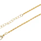 RODIO DORADO CADENA LAZO CON EXTENSION 2*45CM - Miniatura 1