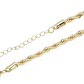 RODIO DORADO CADENA LAZO CON EXTENSION 4*45CM - Miniatura 1