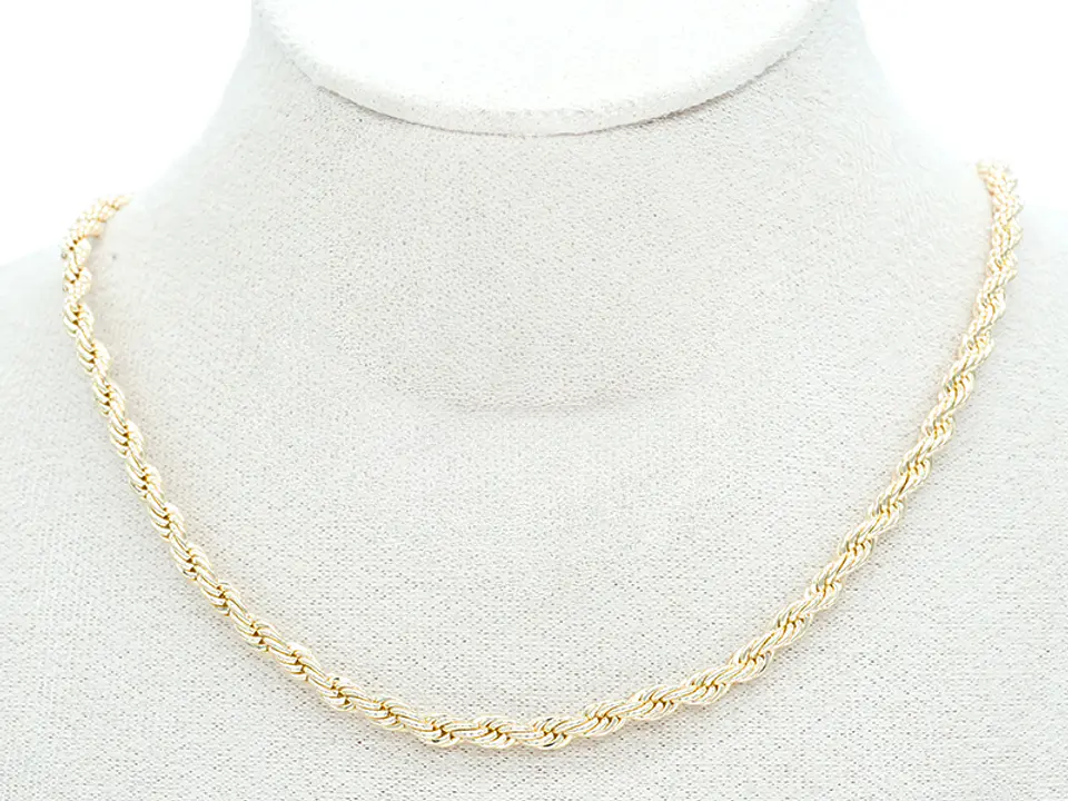 RODIO DORADO CADENA LAZO CON EXTENSION 4*45CM 2