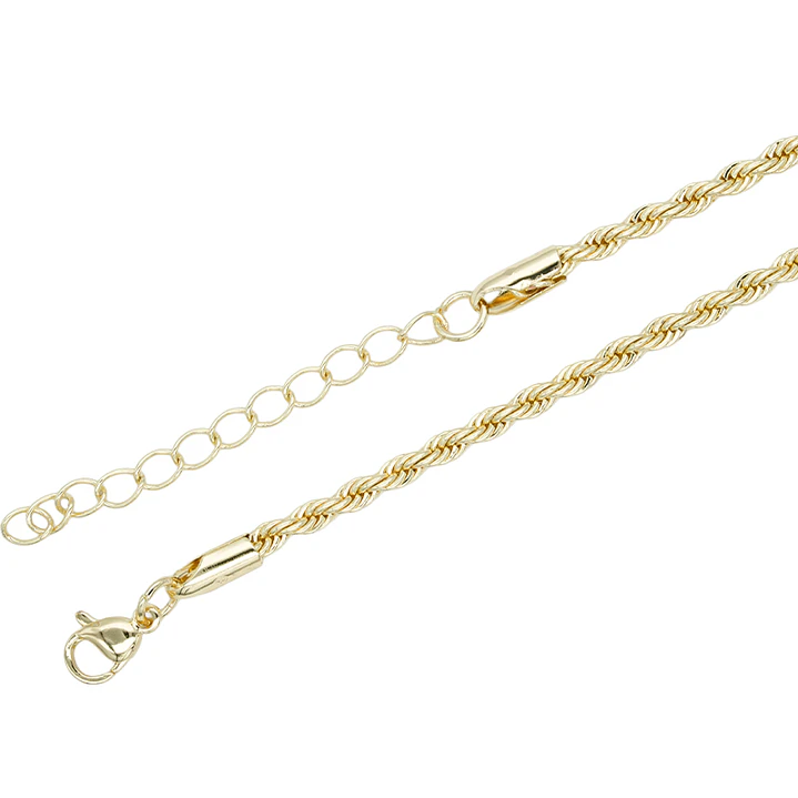 RODIO DORADO CADENA LAZO CON EXTENSION 3*45CM 1