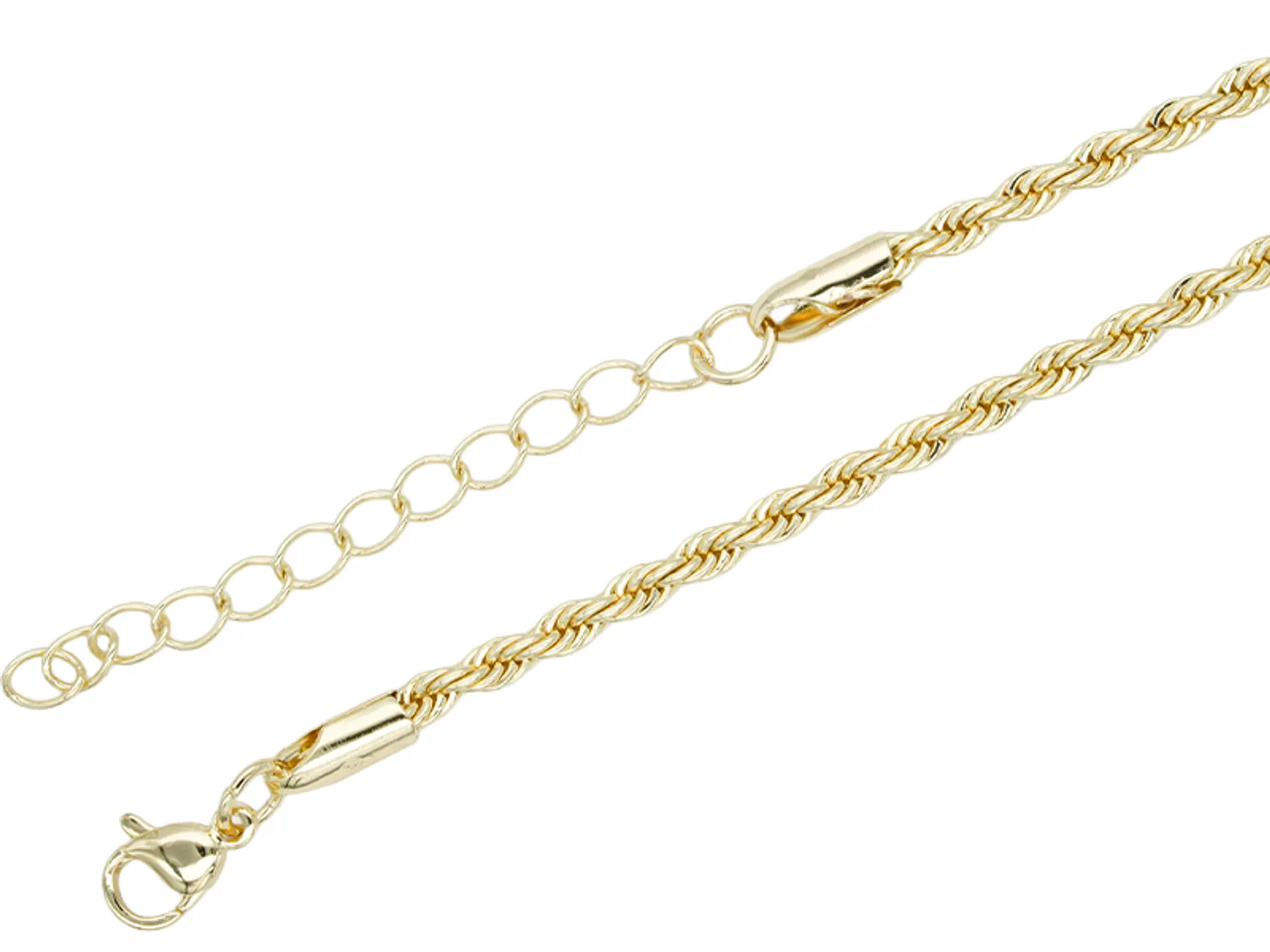RODIO DORADO CADENA LAZO CON EXTENSION 3*45CM 1