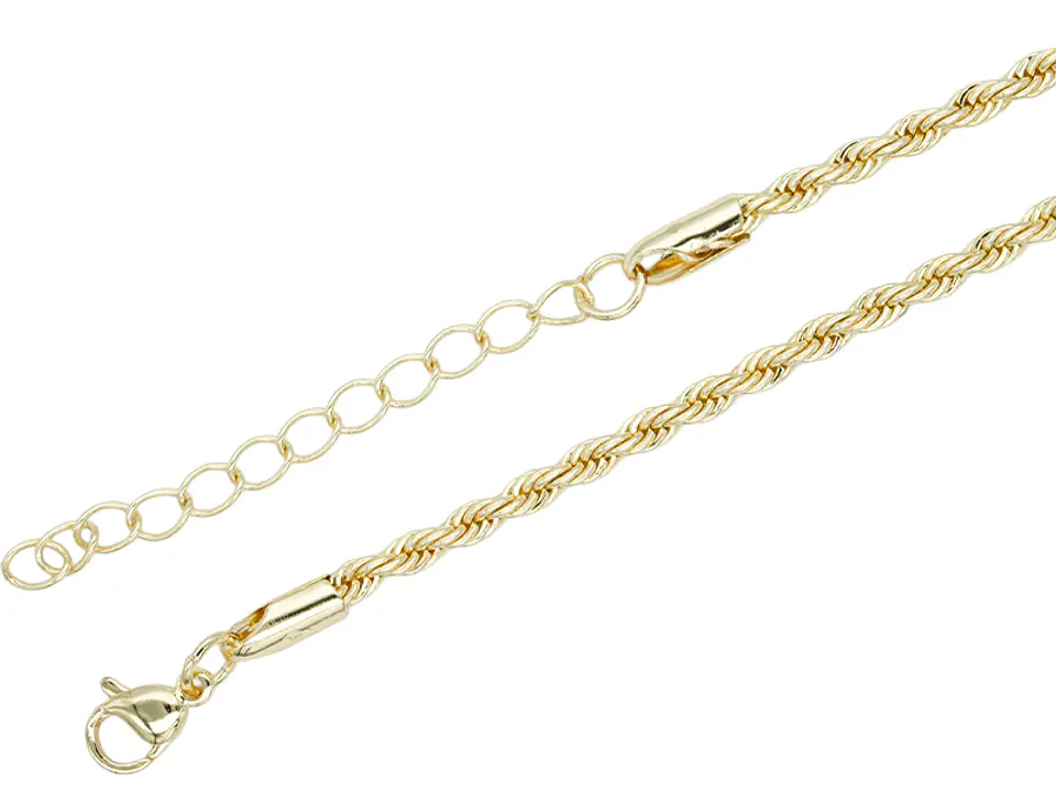 RODIO DORADO CADENA LAZO CON EXTENSION 3*45CM 1