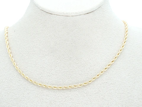 RODIO DORADO CADENA LAZO CON EXTENSION 3*45CM