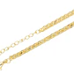 RODIO DORADO CADENA TEGIDO CHINO CON EXTENSION 1.5*3.5*45CM - Miniatura 1