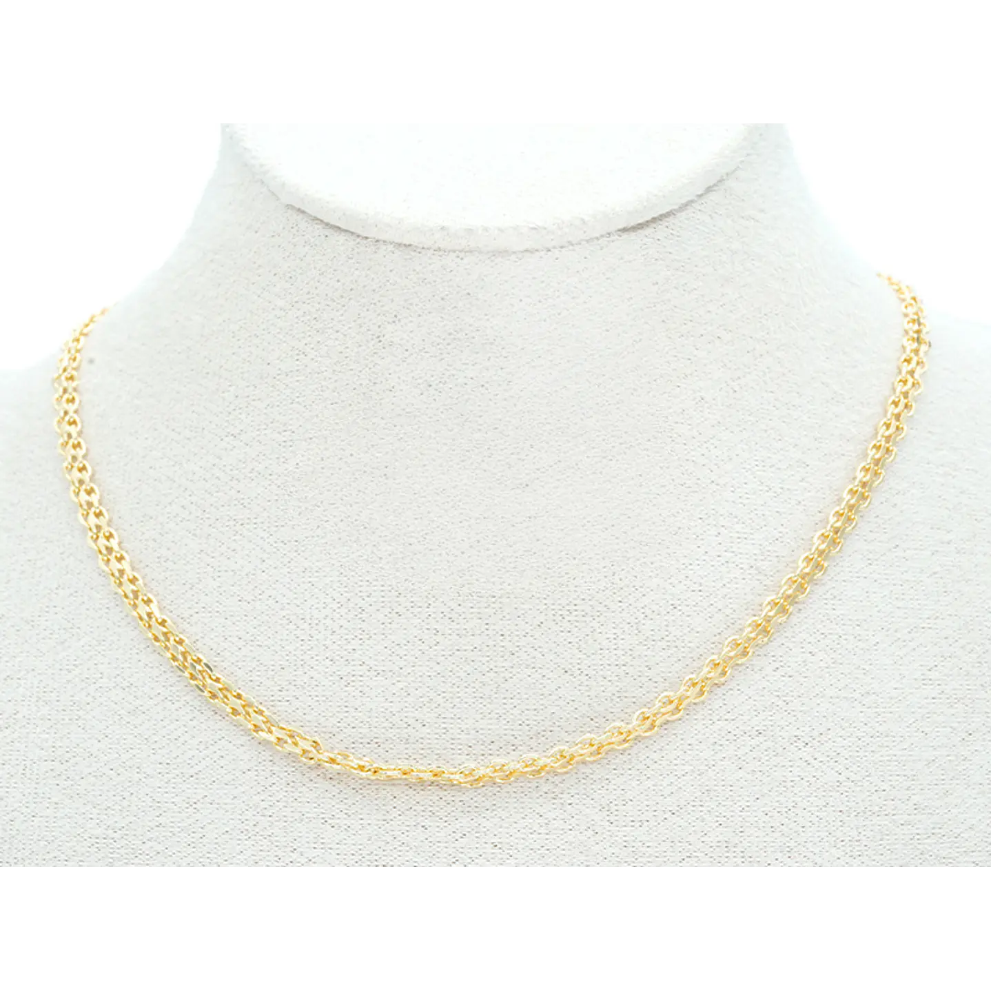 RODIO DORADO CADENA TEGIDO CHINO CON EXTENSION 1.5*3.5*45CM 2