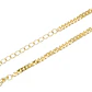 RODIO DORADO CADENA CUBANA CON EXTENSION 1*3*45CM - Miniatura 1