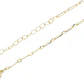 RODIO DORADO CADENA ESLAVON ALARGADO CON EXTENSION 6.5*2*45CM - Miniatura 1