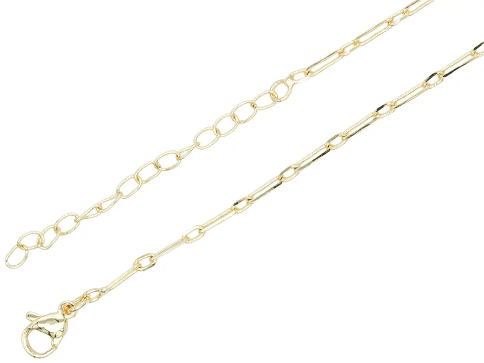 RODIO DORADO CADENA ESLAVON ALARGADO CON EXTENSION 6.5*2*45CM 1