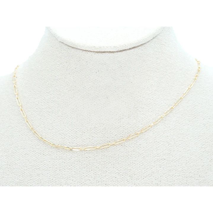 RODIO DORADO CADENA ESLAVON ALARGADO CON EXTENSION 6.5*2*45CM 2