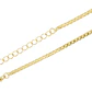 RODIO DORADO CADENA TEGIDO CHINO CON EXTENSION 0.8*2*45CM - thumbnail 1