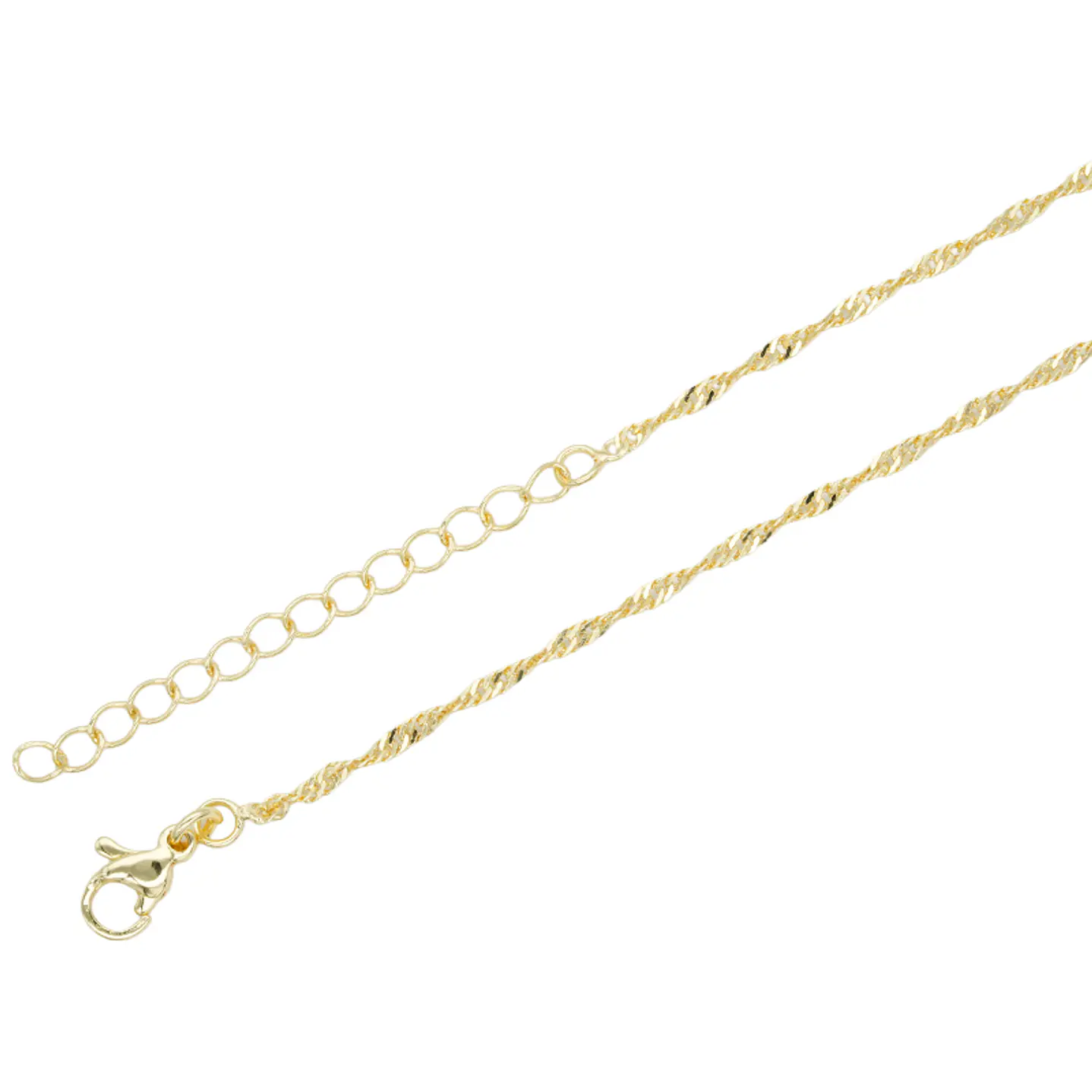 RODIO DORADO CADENA SINGAPUR PARA COLLAR 0.8*45CM 1