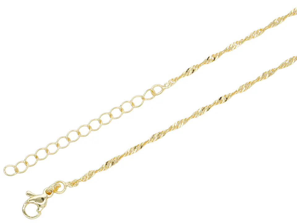 RODIO DORADO CADENA SINGAPUR PARA COLLAR 0.8*45CM 1