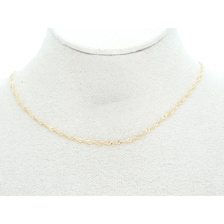RODIO DORADO CADENA SINGAPUR PARA COLLAR 0.8*45CM 2