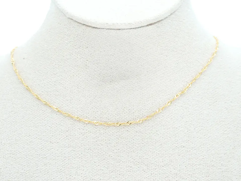 RODIO DORADO CADENA SINGAPUR PARA COLLAR 0.8*45CM 2